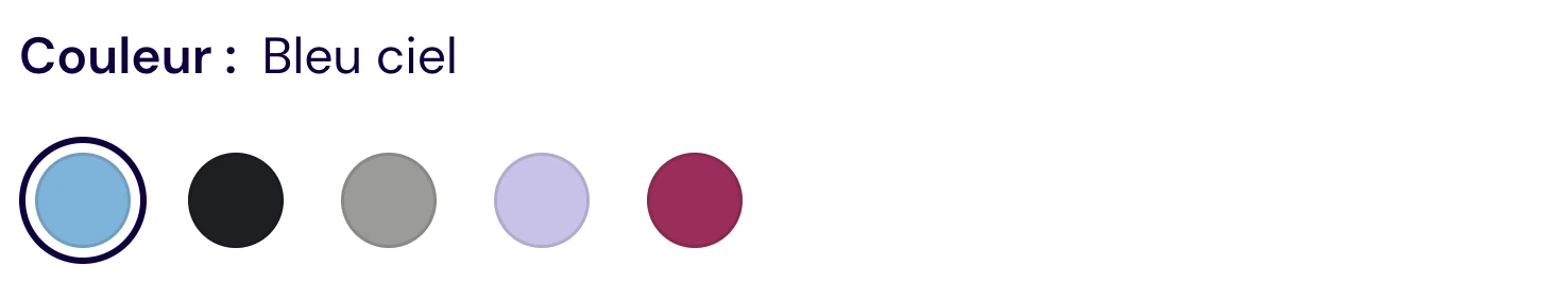 Le choix de la couleur